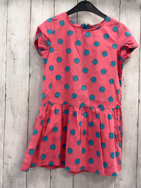 Mini Boden  Kleid  Gr. 116  pink türkis Punkte 