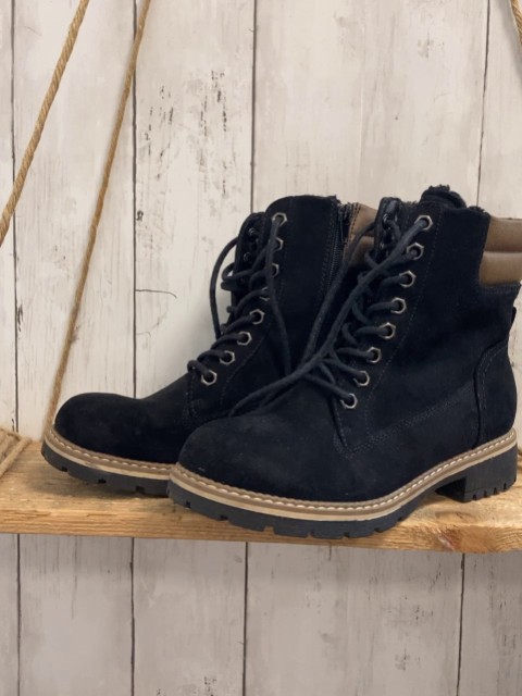 Landrover  Boots  Gr. 37  schwarz brauner Bund 