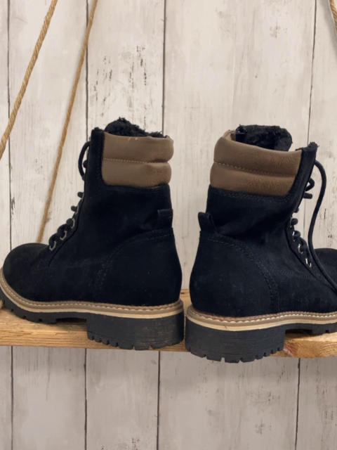 Landrover  Boots  Gr. 37  schwarz brauner Bund 