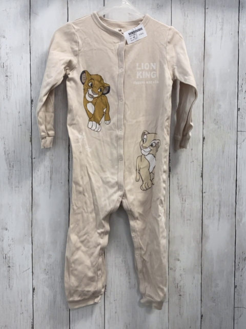   Schlafanzug Gr. 98  beige König der Löwen