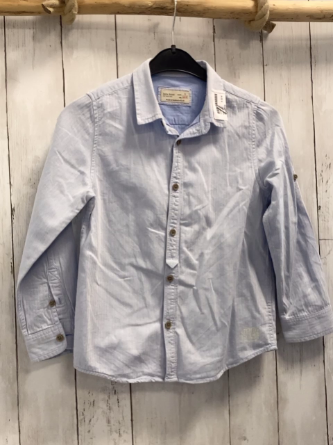 zara Hemd Gr. 122  blau Streifen