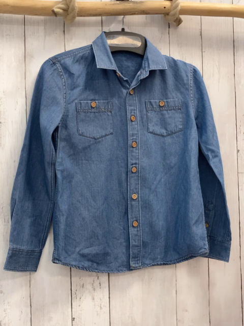 Mango  Hemd  Gr. 140  blau Jeans 