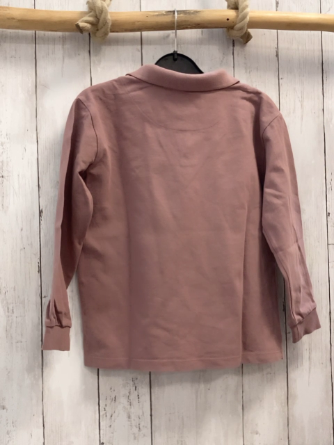 Zara  Langarmshirt  Gr. 128  altrosa Polokragen 