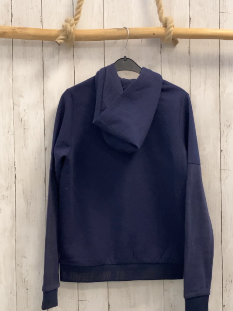 Timberland  Sweatjacke  Gr. 152  blau kapuze Schrift 