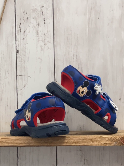 neu  Sansdalen  Gr. 28  blau dunkelblaue Punkte Mickey Mouse roter Bund 