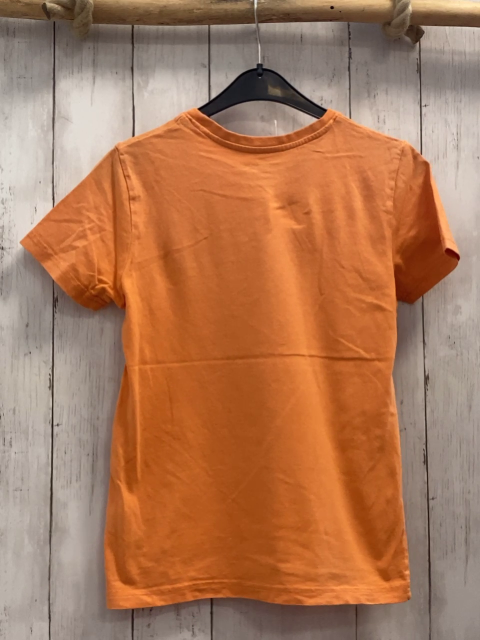  T-Shirt  Gr. 134/140  orange Landkarte 