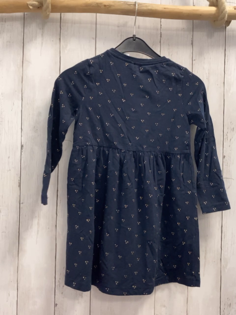 Name it  Kleid  Gr. 116  blau goldene Glitzerpunkte 