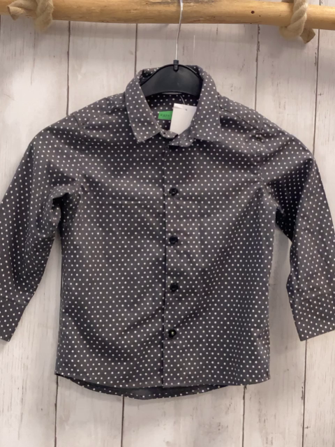 H&M  Hemd  Gr. 92  grau weiße Sterne 