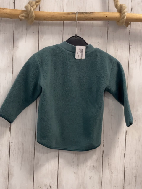 H&M  Pullover  Gr. 80  petrol Fleece 