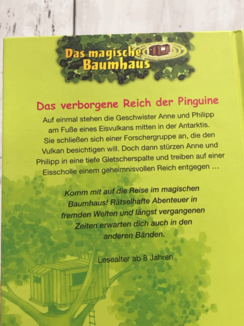 Magisches Baumhaus  Buch Das verborgene Reich der Pinguine 