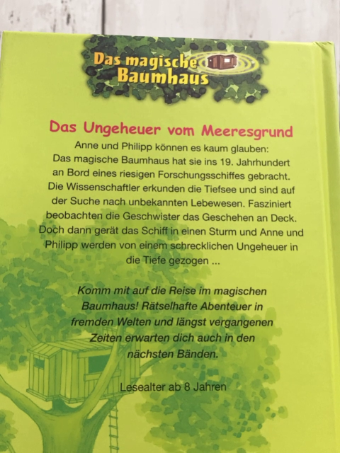 Magisches Baumhaus  Buch Das Ungeheuer vom Meeresgrund 