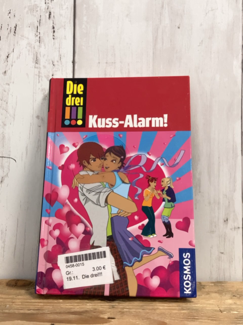 Die drei!!! Buch Kuss-Alarm 
