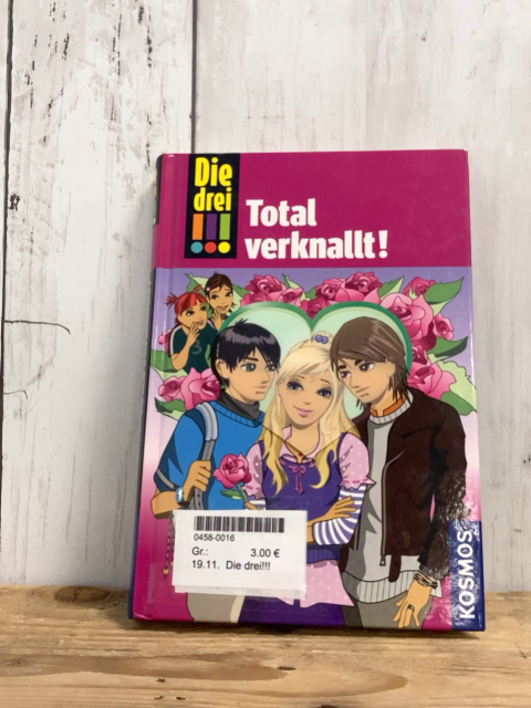 Die drei!!! Buch Total verknallt 