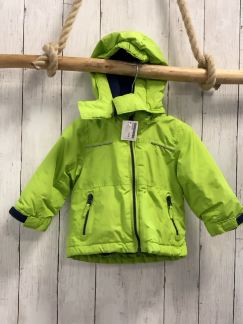   Winterjacke  Gr. 74  hellgrün blaues Fleecefutter 