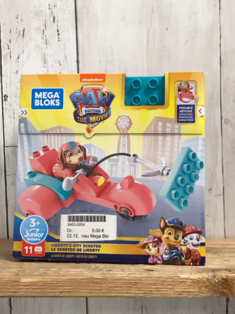 neu Mega Bloks  Plastikspielzeug  Paw Patrol Liberty´s city Scooter