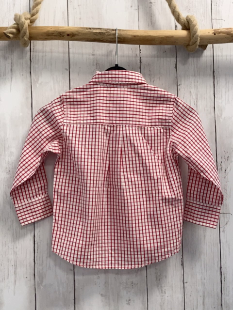 Benetton  Hemd  Gr. 92  rot weiß kariert 