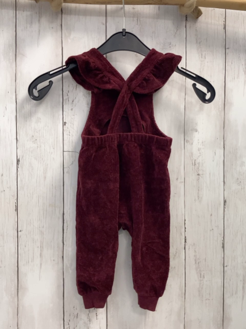   Latzhose  Gr. 62  weinrot Nicky Rüschen 