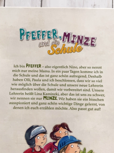  Buch Pfeffer, Minze und die Schule