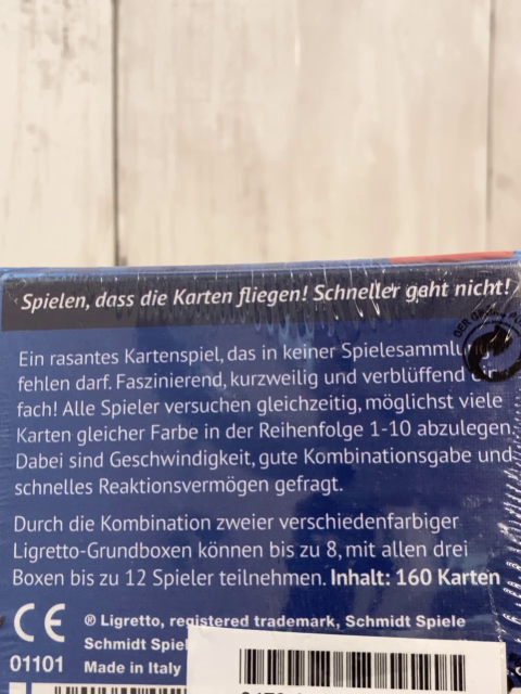 neu  Kartenspiel  Ligretto blau 