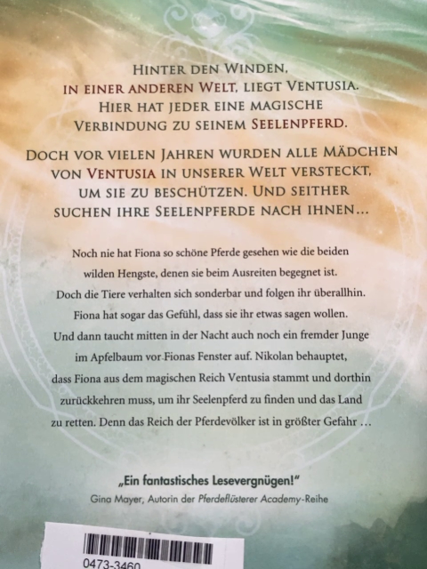   Buch Die Seelenpferde von Ventusia 
