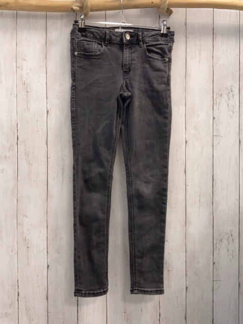 Zara  Hose  Gr. 134  grau Jeans Bund verstellbar 