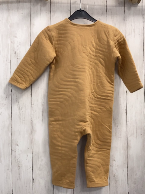 H&M  Overall Gr. 92  ocker Struktur 