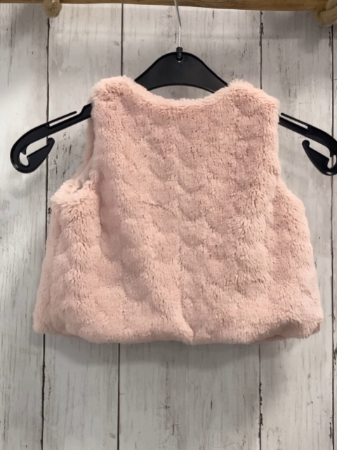   Weste  Gr. 92  rosa Plüsch 