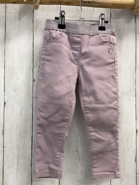 Coccodrillo  Jeggings  Gr. 92  rosa silber Glitzerbund 