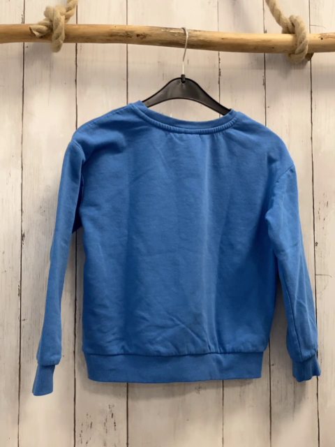 Only  Pullover  Gr. 122/128  hellblau rosa Schrift 