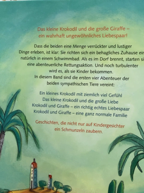   Buch Das große, bunte Buch von Krokodil und Giraffe 
