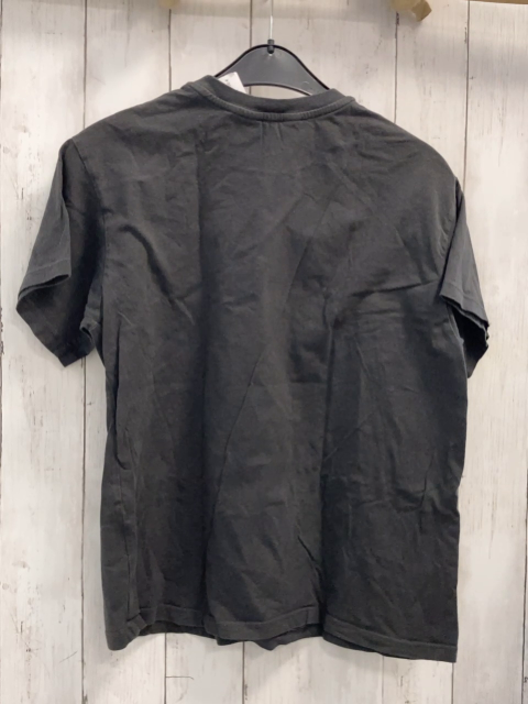 H&M  T-Shirt  Gr. 146/152  grau Kuromi  rosa Schrift aus Steinen 