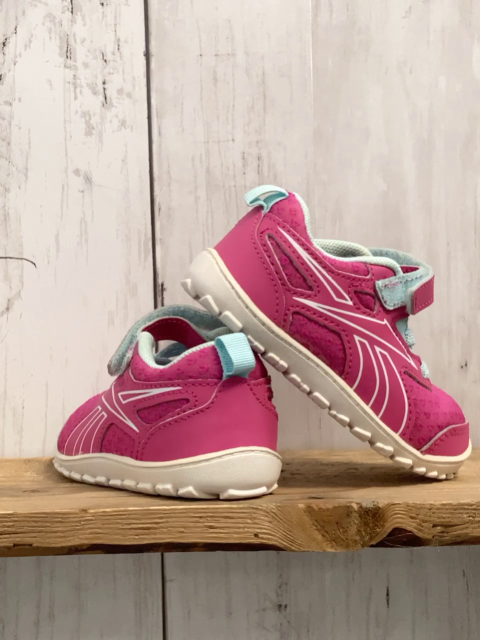 Reebok Schuhe  Gr. 20  pink hellblauer Bund + Schnürsenkel 