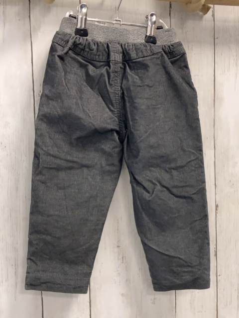   Hose  Gr. 92  grau Kord gefüttert Strickbund mit Kordel 