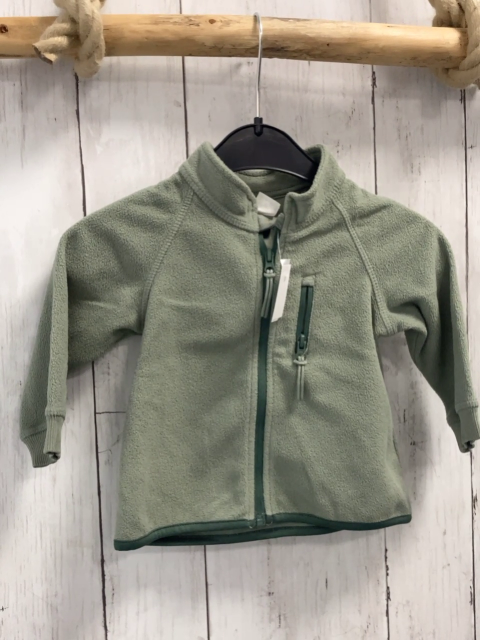 H&M  Fleecejacke  Gr. 68  kiwi oliv Bund 