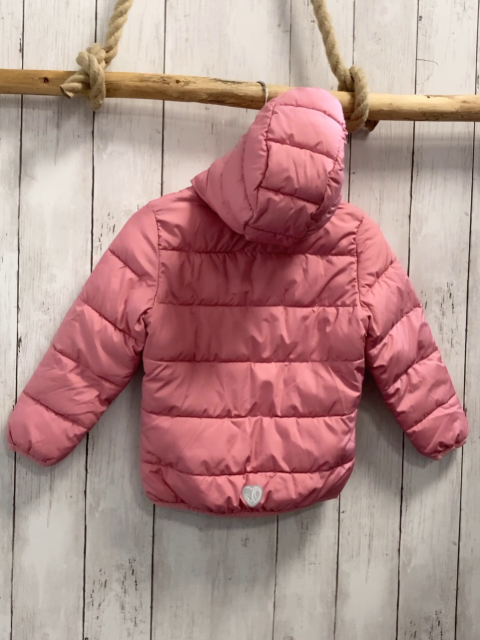 S´Oliver  Winterjacke  Gr. 98  rosa Rüschen Kapuze 