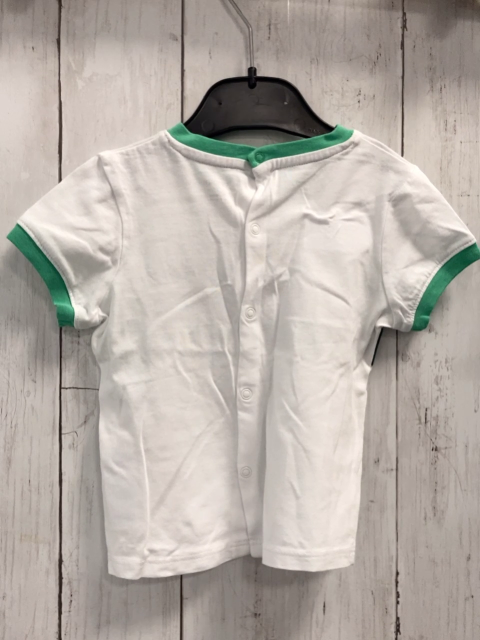 Obaibi  T-Shirt  Gr. 68  weiß Echse grüner Druck + Bund 