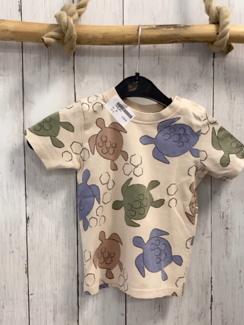   T-Shirt  Gr. 92  beige Schildkröten