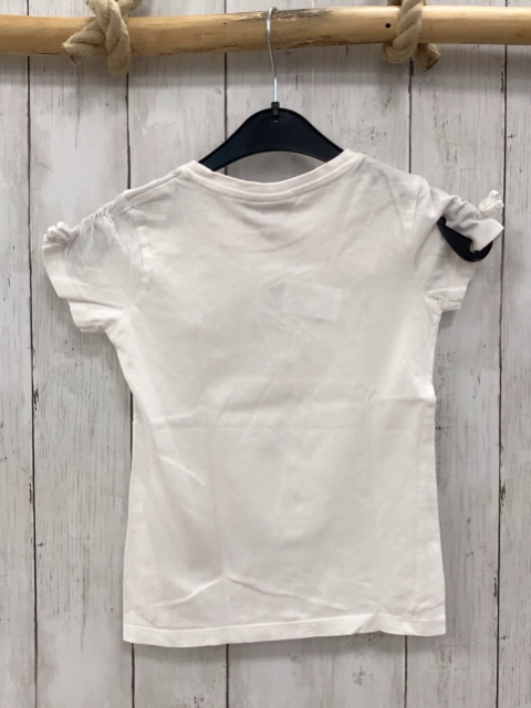 Manguun  T-Shirt  Gr. 110  weiß Fußballherz Schrift 