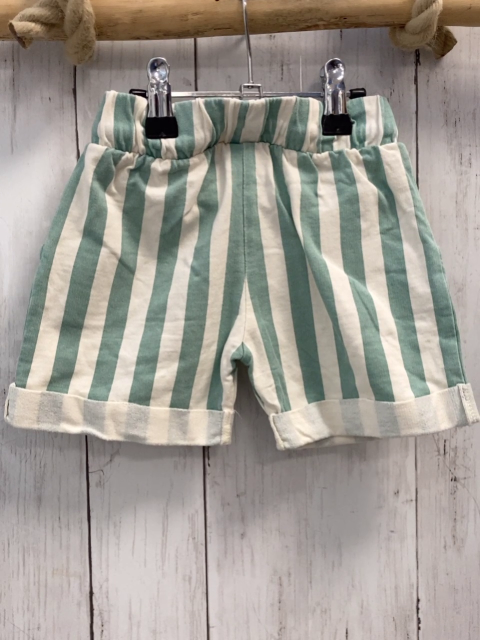 Alana  Shorts  Gr. 92  mint weiße Streifen