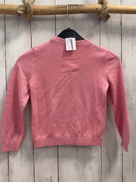 S´Oliver  Pullover Gr. 104  rosa Strick Pferdekopf mit Pailetten