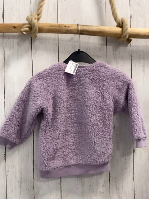 name it  Pullover  Gr. 80  lavendel Plüsch Tiergesicht 