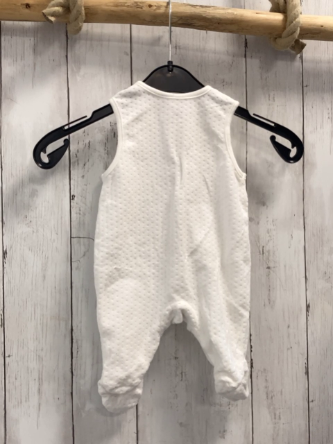   Strampler  Gr. 56  weiß Nicky Hasengesicht 