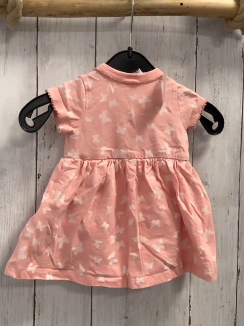 Dopodopo  Kleid  Gr. 62  rosa weiße Schmetterlinge Bodyunterteil 