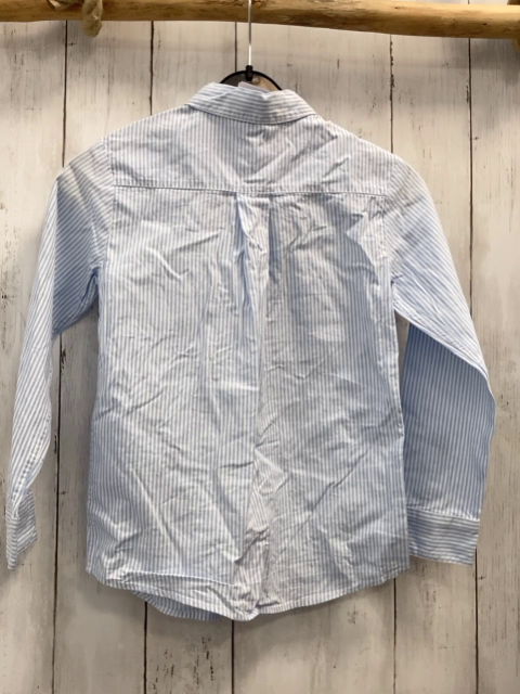 Jacadi  Hemd  Gr. 128  hellblau weiße Streifen