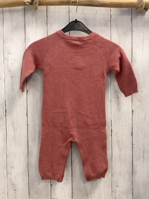 Alana  Overall Gr. 68  altrosa Wabenmuster Strick 100 %BW 