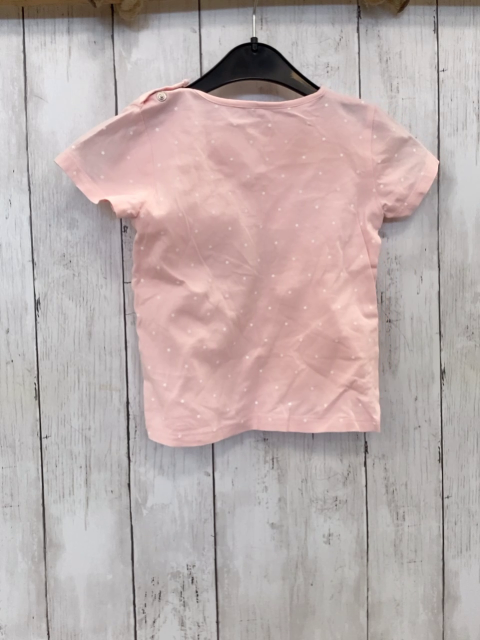   T-Shirt  Gr. 92  rosa Törtchen mit Pailetten "2" weiße Sterne 