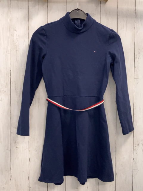 Tommy Hilfiger Kleid  Gr. 158/164  blau + gestreifter Gürtel