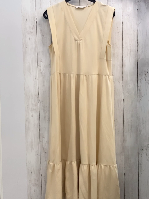 Nymph Kleid Gr. S beige Maxilänge