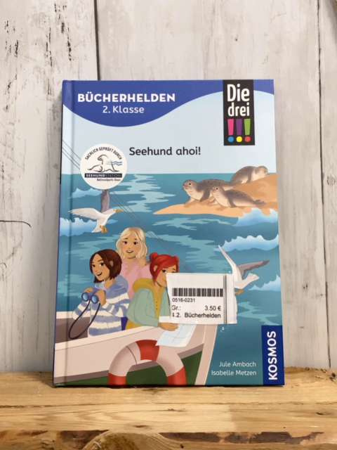 Bücherhelden  Buch Die drei!!! Seehund ahoi 
