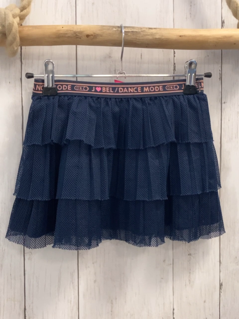 Jubel Rock Gr. 122  blau Tüll Bund mit Schrift